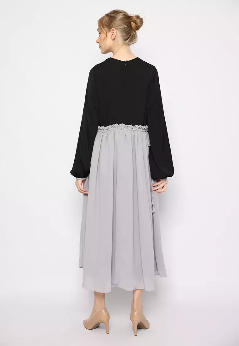 Azalea Midi Dress Cloudy Grey