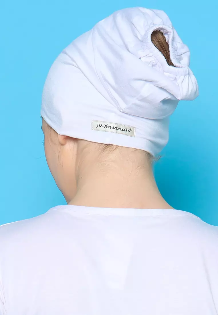 JV Hasanah Ciput Rayon White | Ciput Polos Rayon Adem