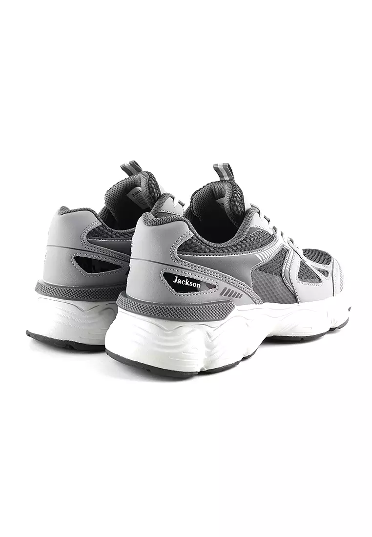 Jackson Redo 1JY Dark Grey- Sepatu Sneakers Pria