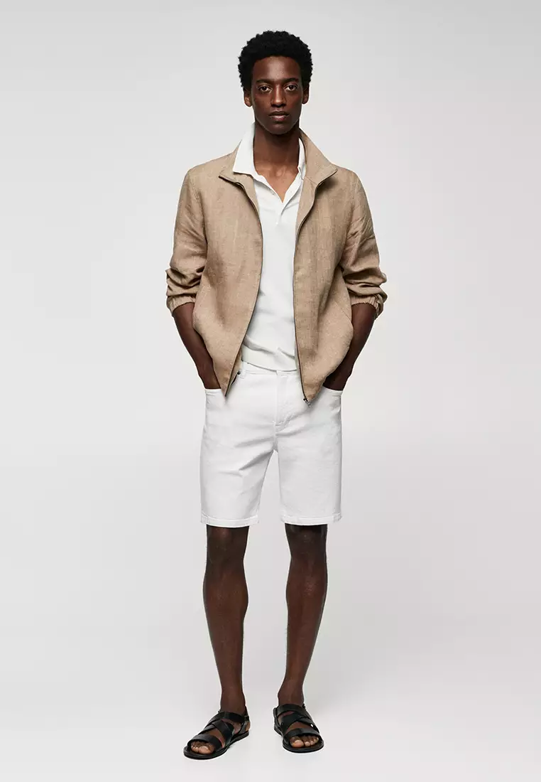 Mango sales white shorts