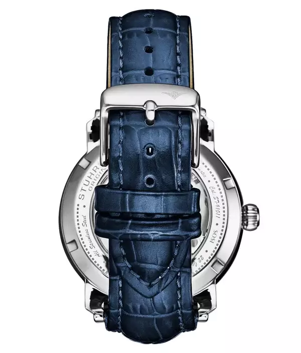 Jam Tangan Pria Automatic Analog Stuhrling Celestial 1017-03 Dual Time Skeleton