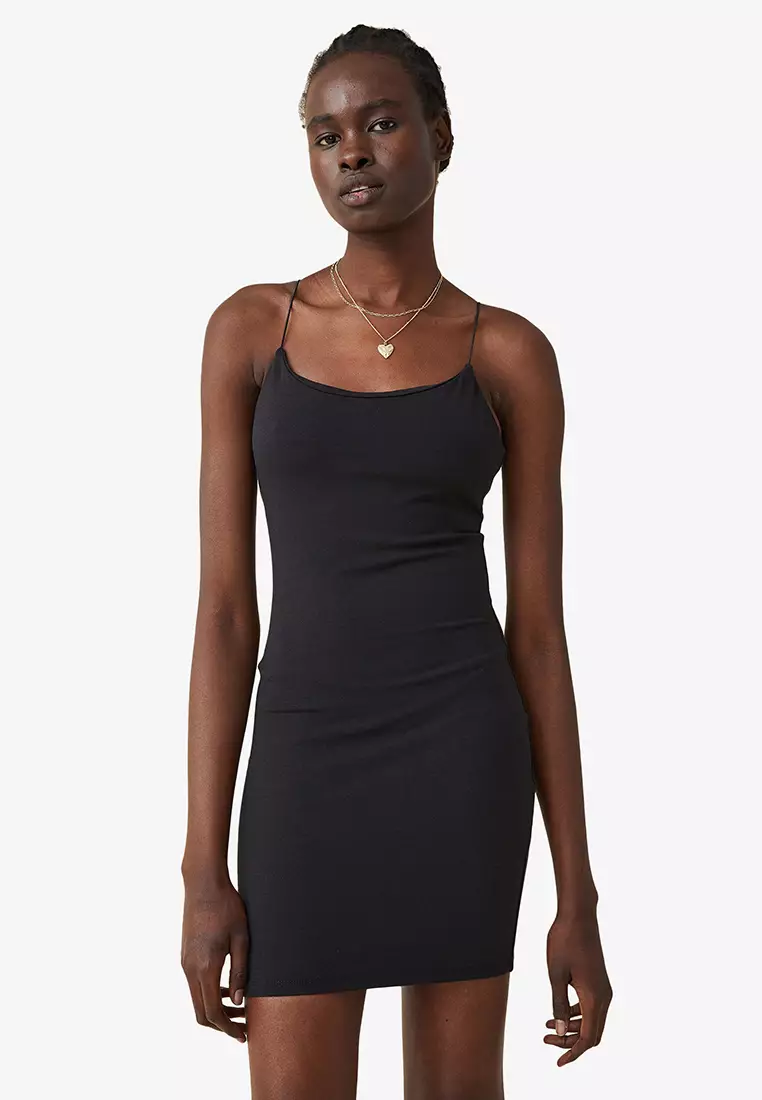 Cotton On Bamboo Viscose Blend Strappy Mini Dress 2024 Buy