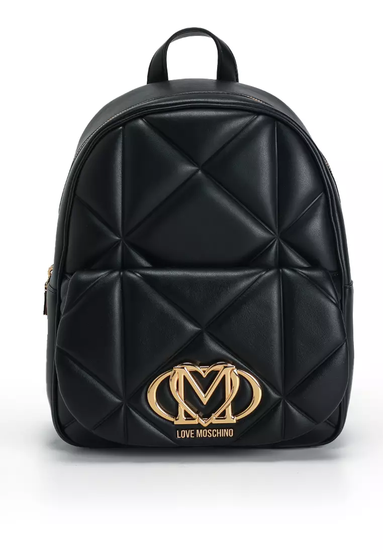 Buy Love Moschino Embossed Quilted Backpack (nt) Online ZALORA