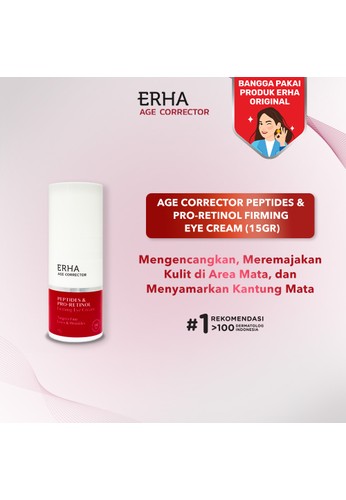 erha active eye firmer 15g eye cream krim mata anti penuaan