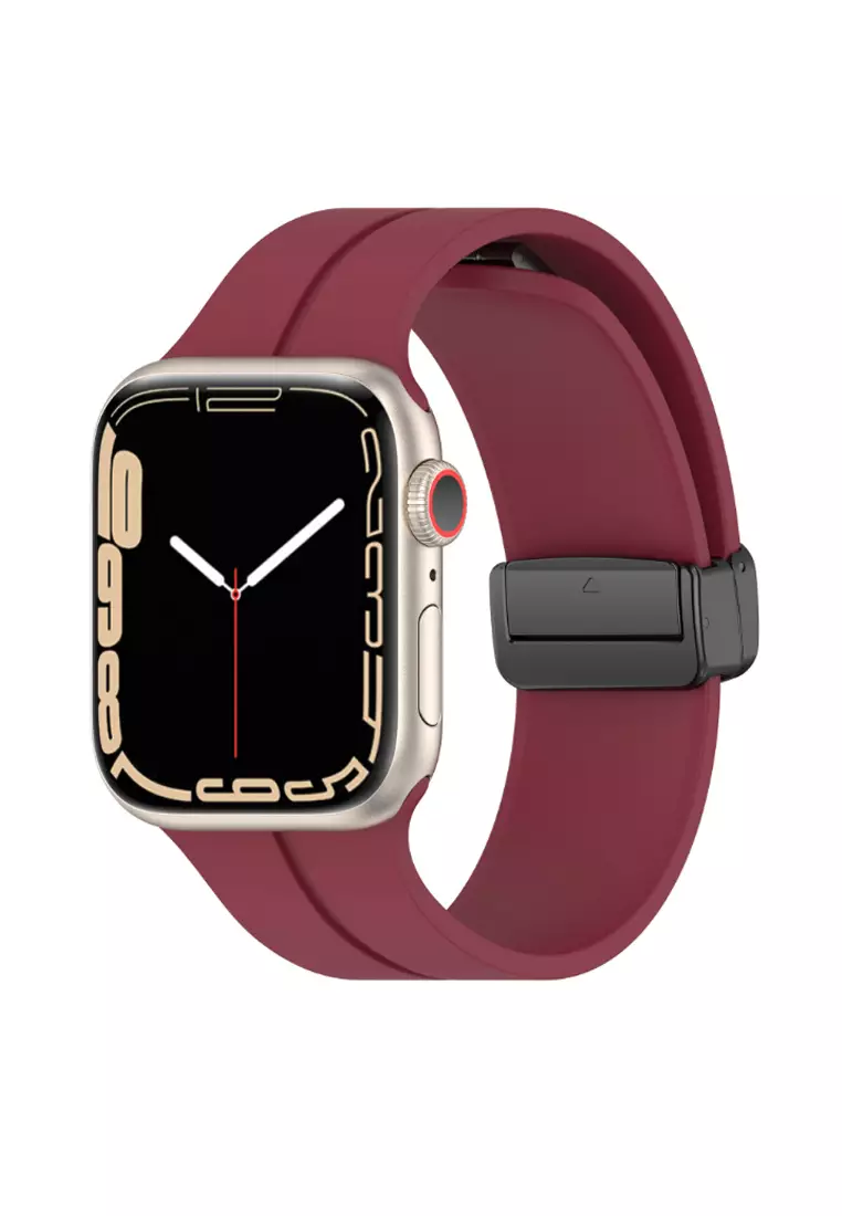 Maroon apple watch band 42mm store