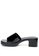 London Rag black Solid Square Toe Mid Heel Block Sandal in Black 824DASH37F1250GS_8