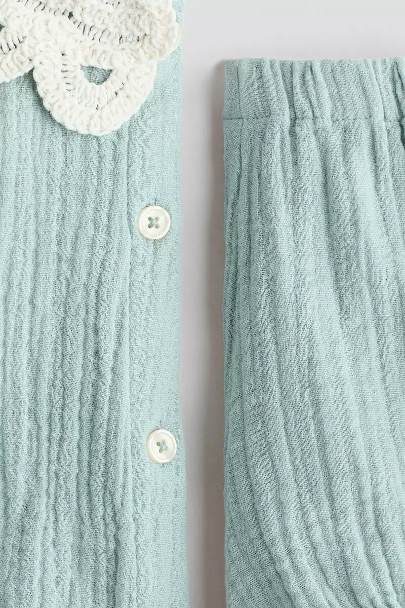 2-piece cotton muslin set