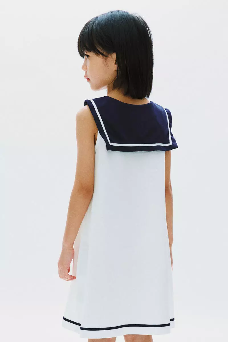 COOLMAX® Sailor-collared dress