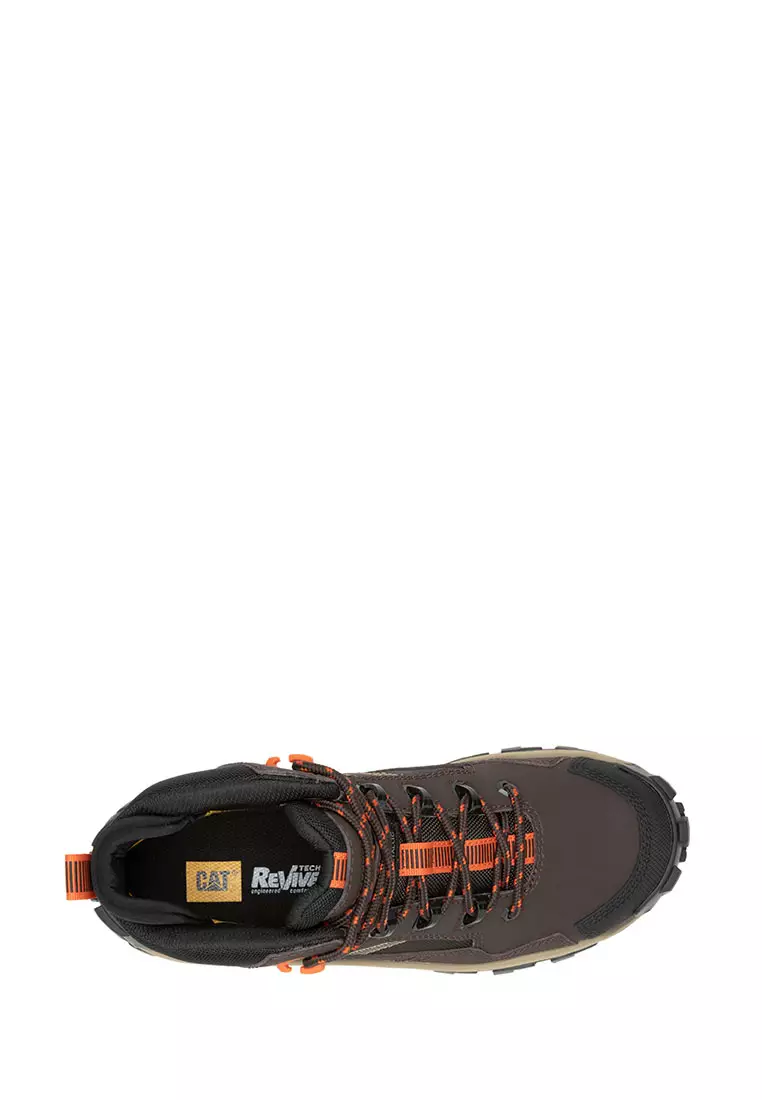 Men's Invader Mid Vent Composite Toe Work Shoes - Coffee Bean (P91663) | Safety Shoes