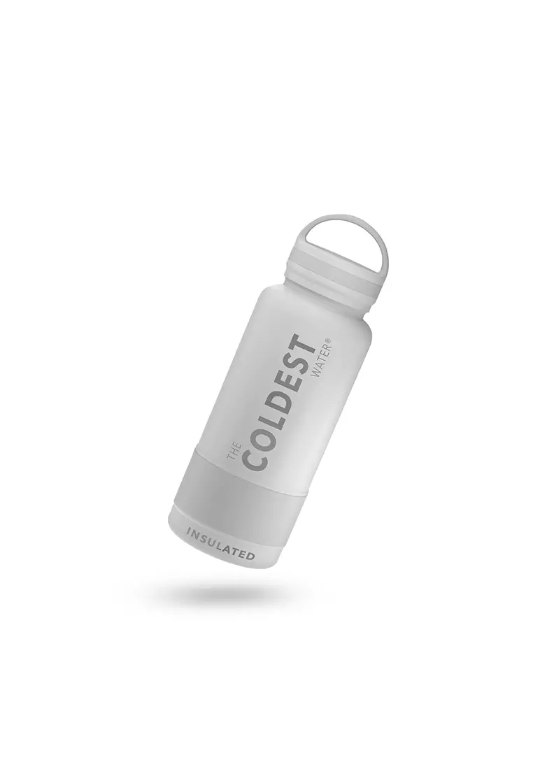 Buy The Coldest Water 32oz (1 liter) Water Bottle with Loop Lid, Wide