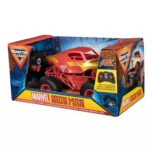 Monster Jam 1:24 Remote Control Iron Man Car - Mainan Mobil Mobilan Anak Laki Laki