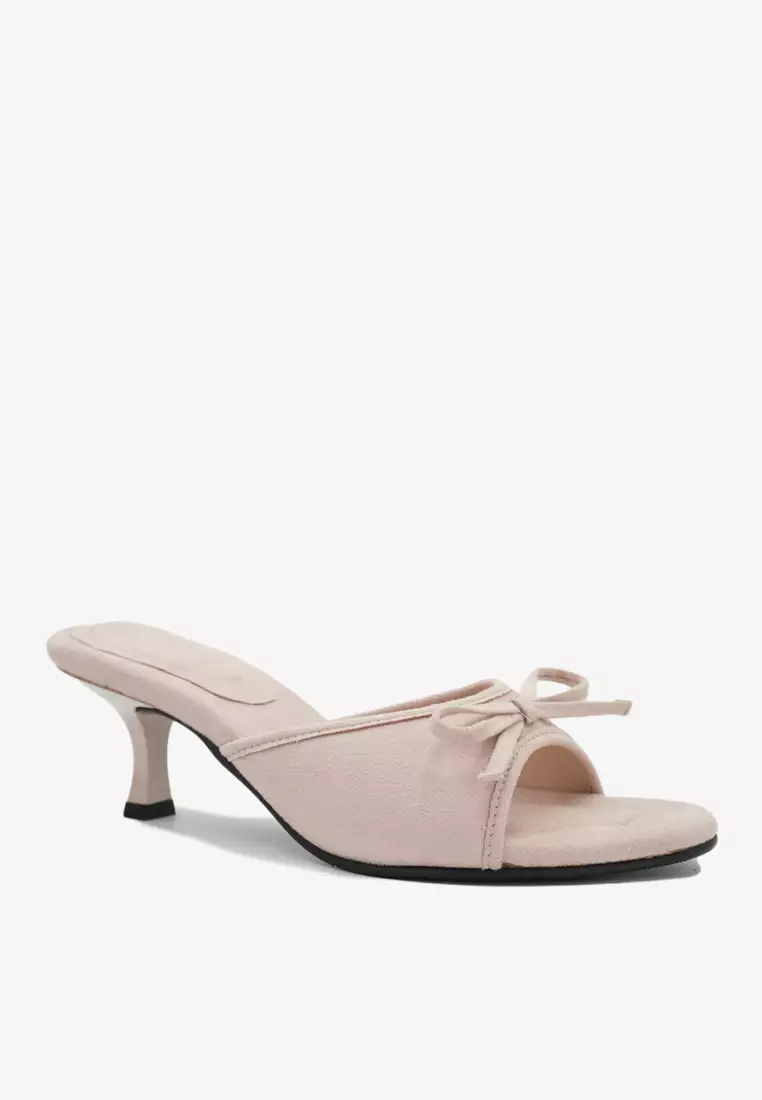 Dr Cardin Women Lush Eve 2-inch Heels | Satin | Suede L-RNZ-9339