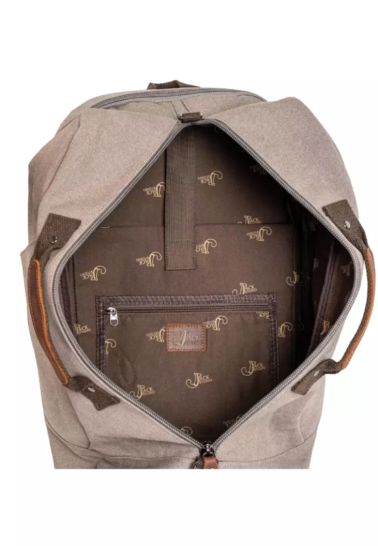 Unisex Canvas Multifunction Backpack Sling Duffel Big Bag BAD 40809