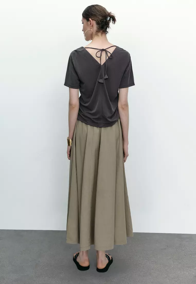 Buy URBAN REVIVO Maxi A-Line Skirt 2024 Online