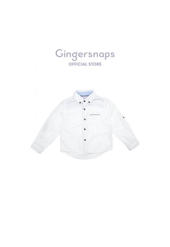 Jual Gingersnaps Gingersnaps Baby Neo Japonique Woven Shirt White Original Zalora Indonesia