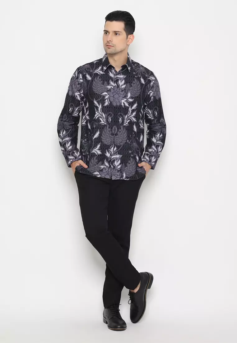 Hadinata Batik Pria Kemeja Panjang Furing Yudith Yozita