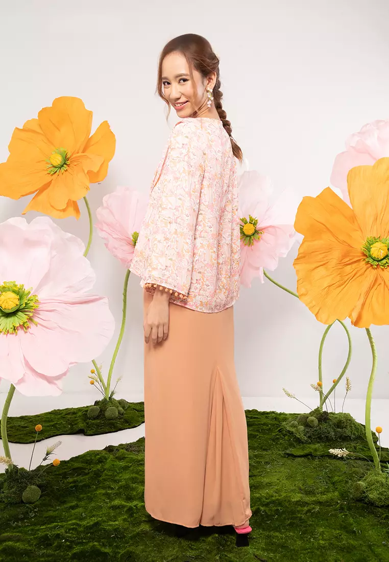 GRS RECYCLED POLYESTER KURUNG DRAPE SET