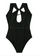 LYCKA black LNN1218 Korean Lady One Piece Swimwear Black FAB12US2F4E540GS_1