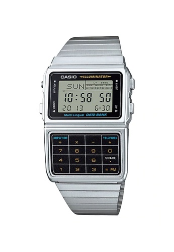 CASIO silver Casio Data Bank DBC-611-1DF Digtal Watch E1A19AC0CF8C9EGS_1