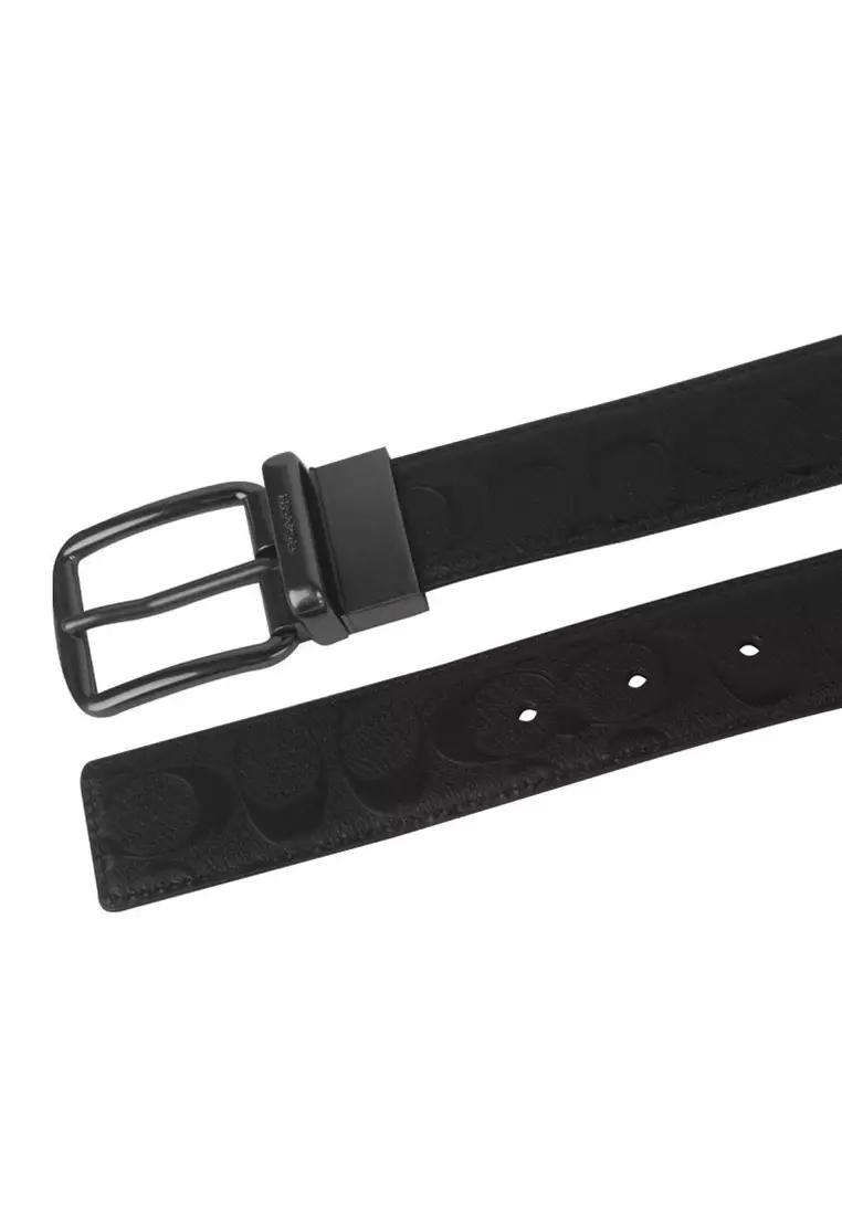 Harness Buckle Cut To Size Reversible Belt 38mm CQ024BLK