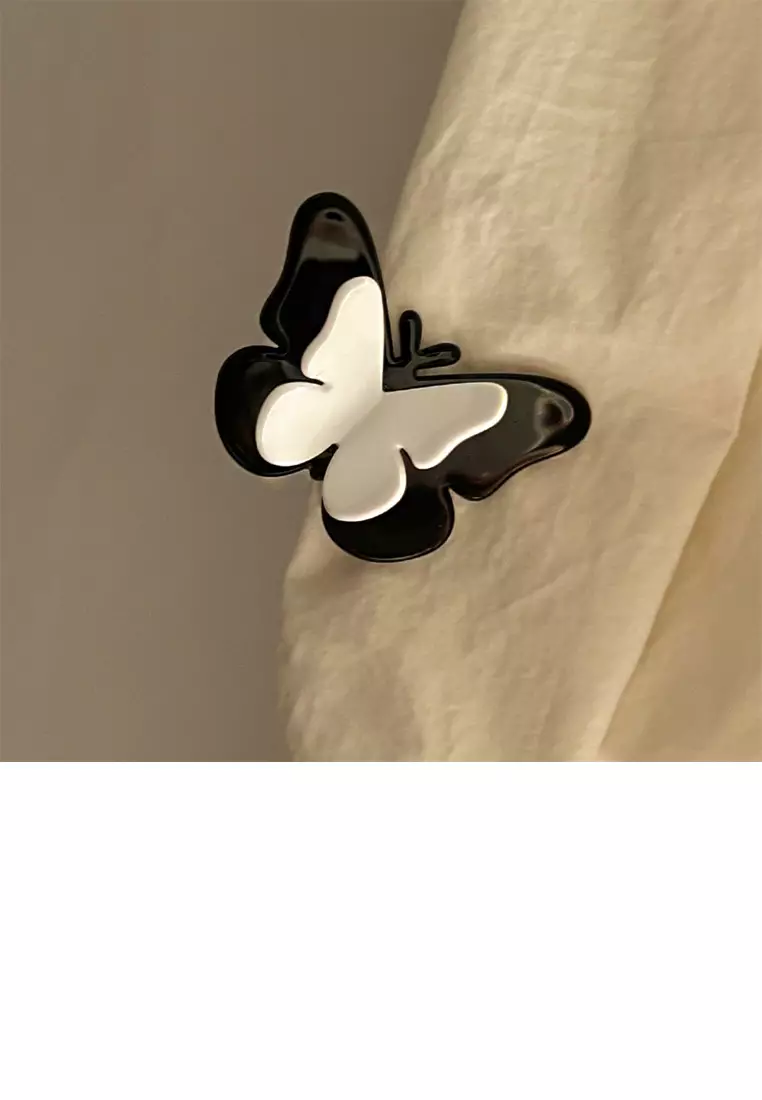 Buy Mooclife Simple and Cute Two color Butterfly Hair Clip 2024