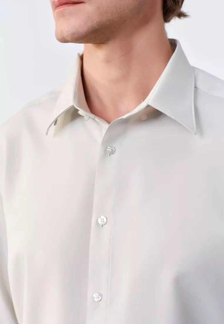 G2000 Non-Iron Dry Fine Twill Smart Fit Long Sleeve Shirt