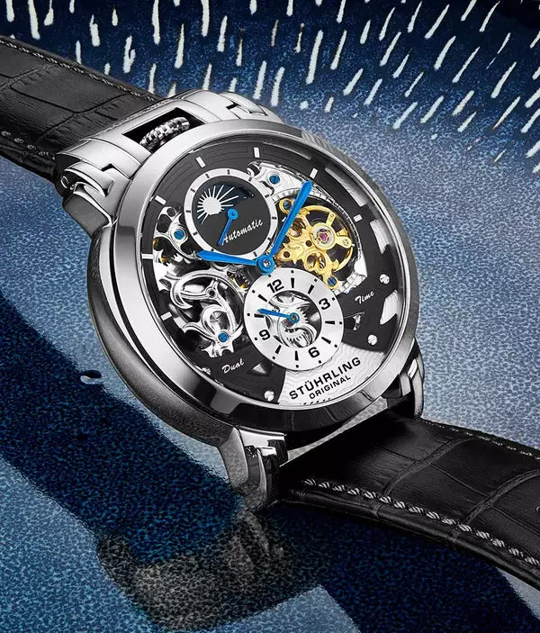 Jam Tangan Pria Automatic Stuhrling Menai 906-02 47mm