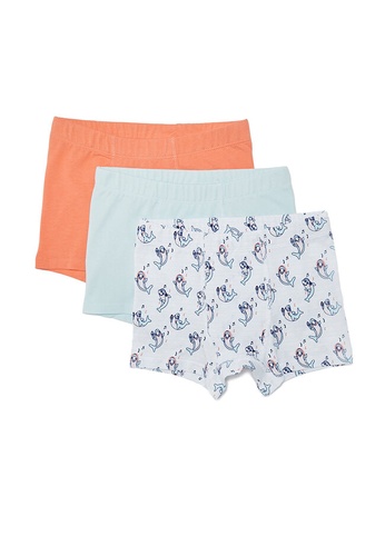 LC Waikiki white and multi 3-pack Baby Boy Boxer with Elastic Waist 457ADKACE1A82AGS_1