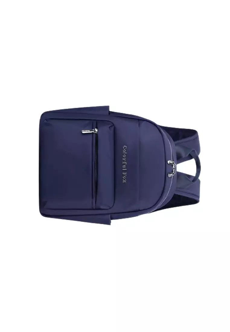 Tas Ransel Wanita COLORFUL FOX Backpack Wanita Remaja Tas Bahan Anti Air BAEOS - Navy