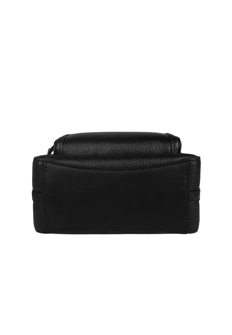 Jaycee Medium Pebbled Leather Backpack in Black 35T2S8TB1L