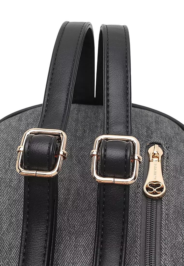 Women's Mini Backpack (Tas Ransel Wanita & Tas Punggung Wanita) - Hitam