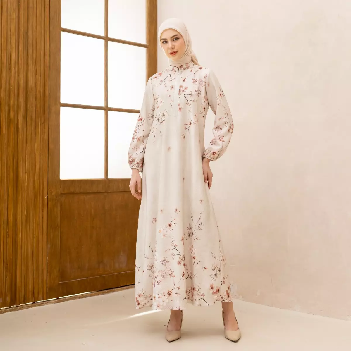 EPC Gamis Camelia - Whisper White - Serenity Bloom Series