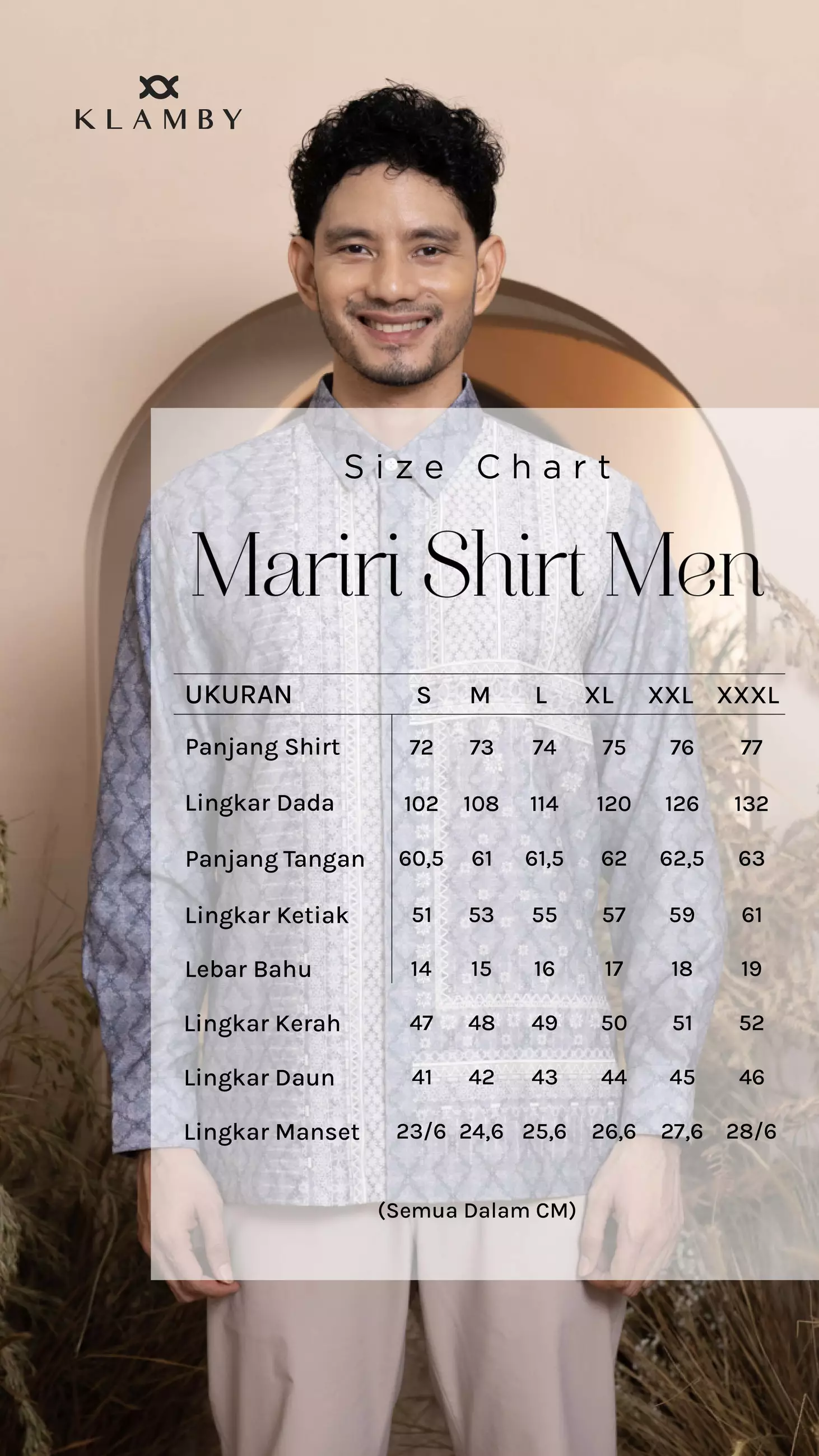 Klamby - Mariri Long Shirt Men Indigo Charcoal