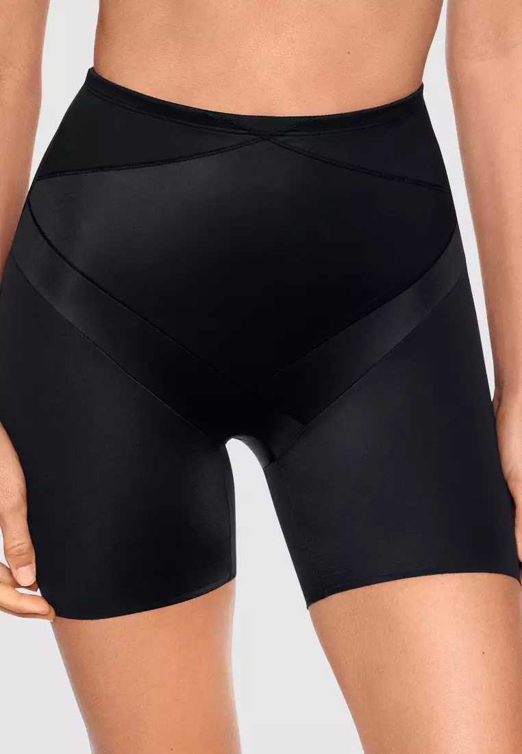 Buy online Black Nylon Tummy Tucker Shapewear from lingerie for