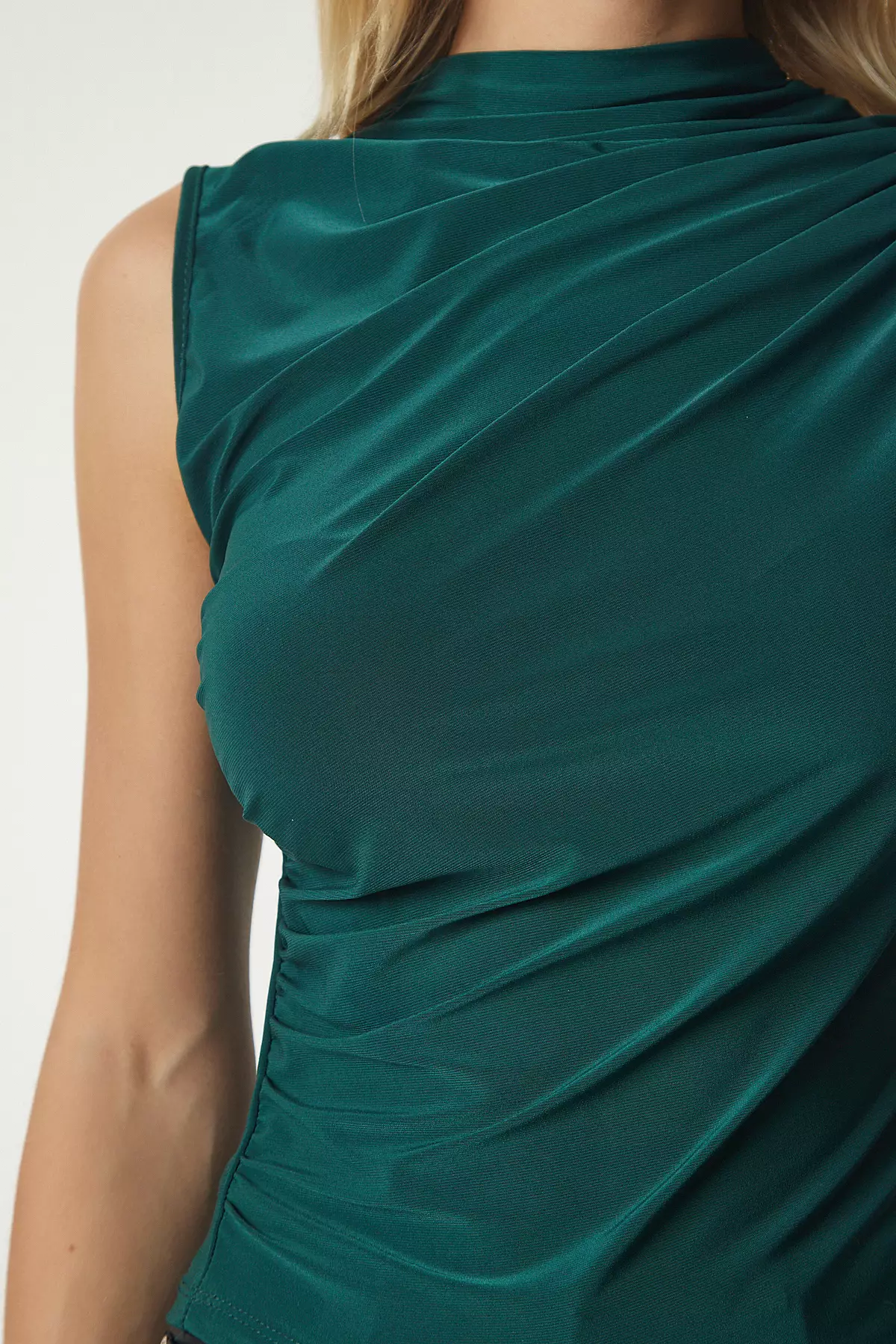 Sleeveless Knitted Blouse