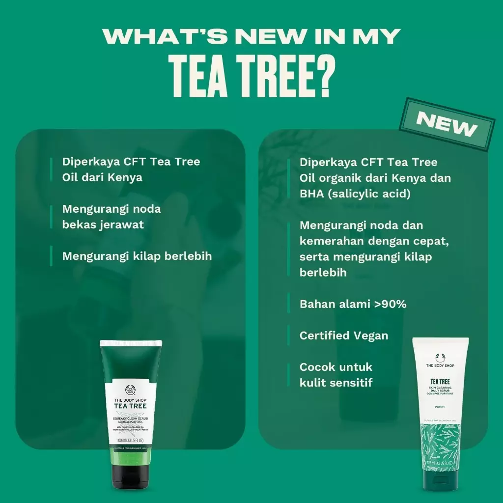Tea Tree Skin Clearing Daily Scrub 125ml