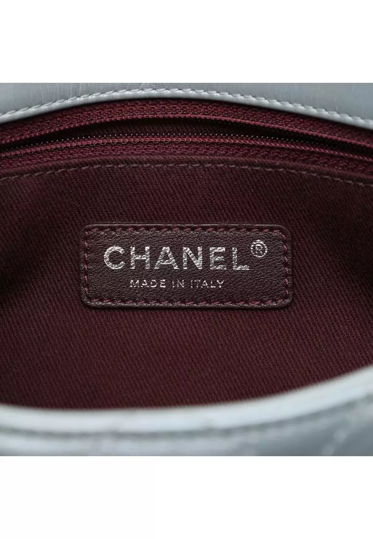 Pre-Loved Chanel Medium Quilted Calfskin Coco Pleats Chain Flap
