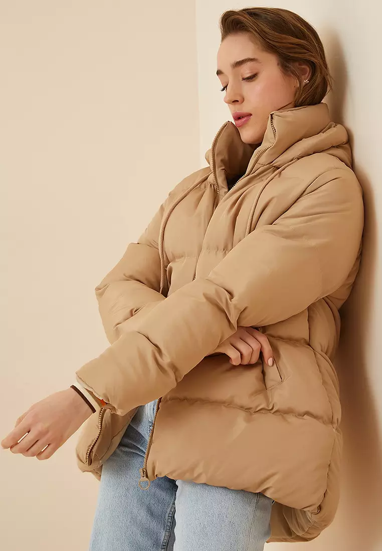 Hooded Puffy Coat