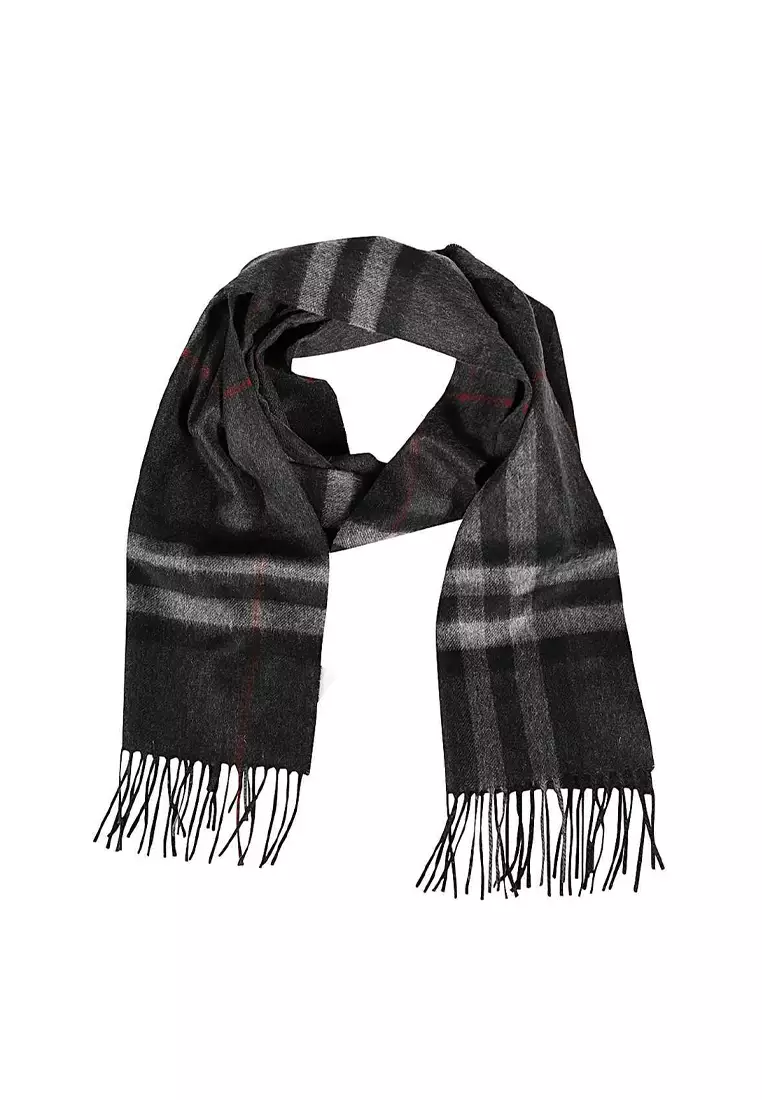 Charcoal hotsell burberry scarf