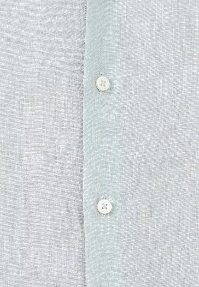 100% Linen Slim-Fit Shirt