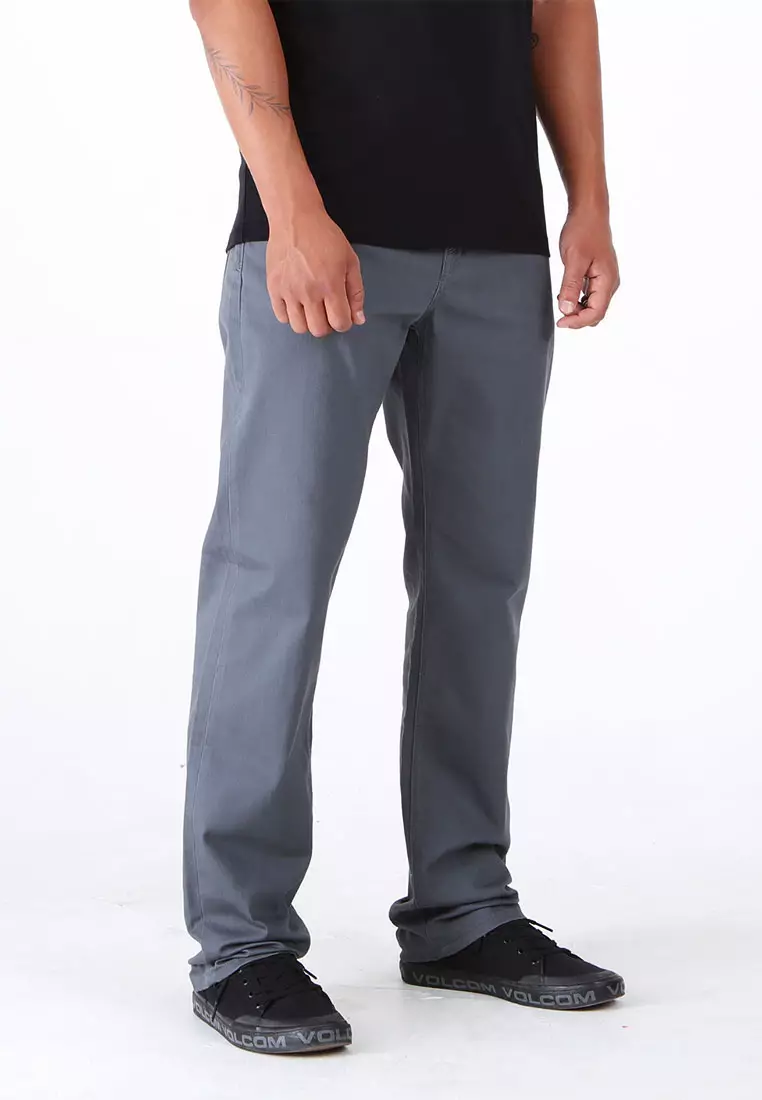 MLP SOLVER 5 POCKET SLUB PANTS DARK SLATE