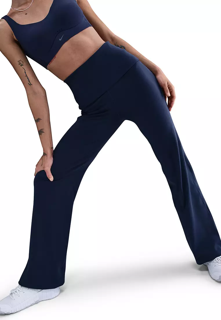 One Dri-FIT High-Waisted Fold-Over Pants