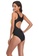 Its Me black and yellow Sport Colorblock One-Piece Swimsuit CE9AAUS64EB2ECGS_5