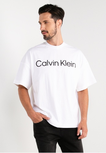 Calvin Klein Bold Institute Tee - Calvin Klein Jeans Apparel | ZALORA  Malaysia