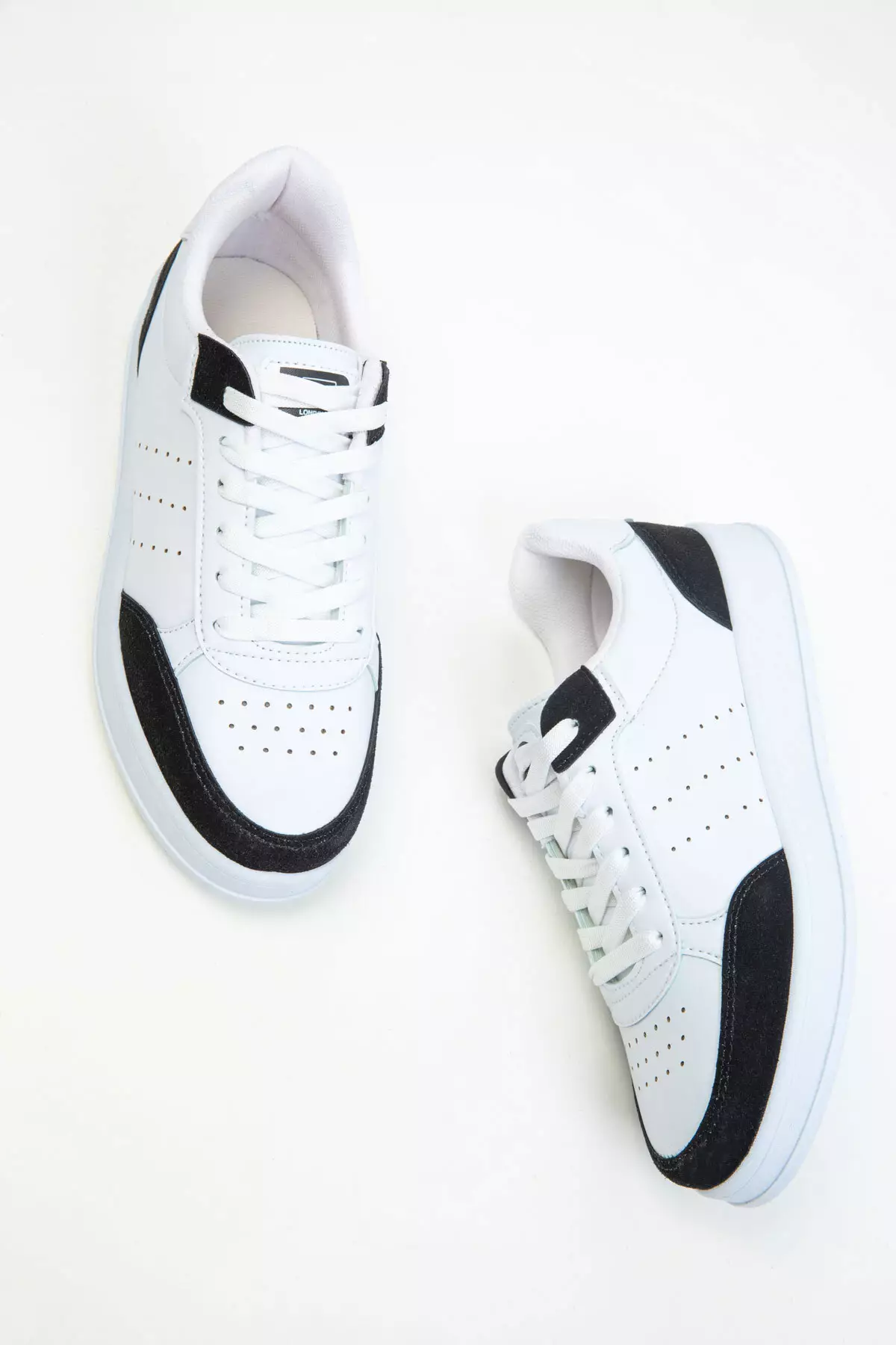 White-Black Women's Sneakers 20359