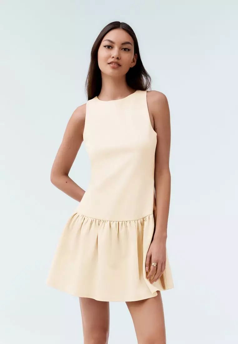sachin and babi light blue dress Lauren Ralph Lauren Women's Print Belted Slub Jersey Tiered Dress main image 0