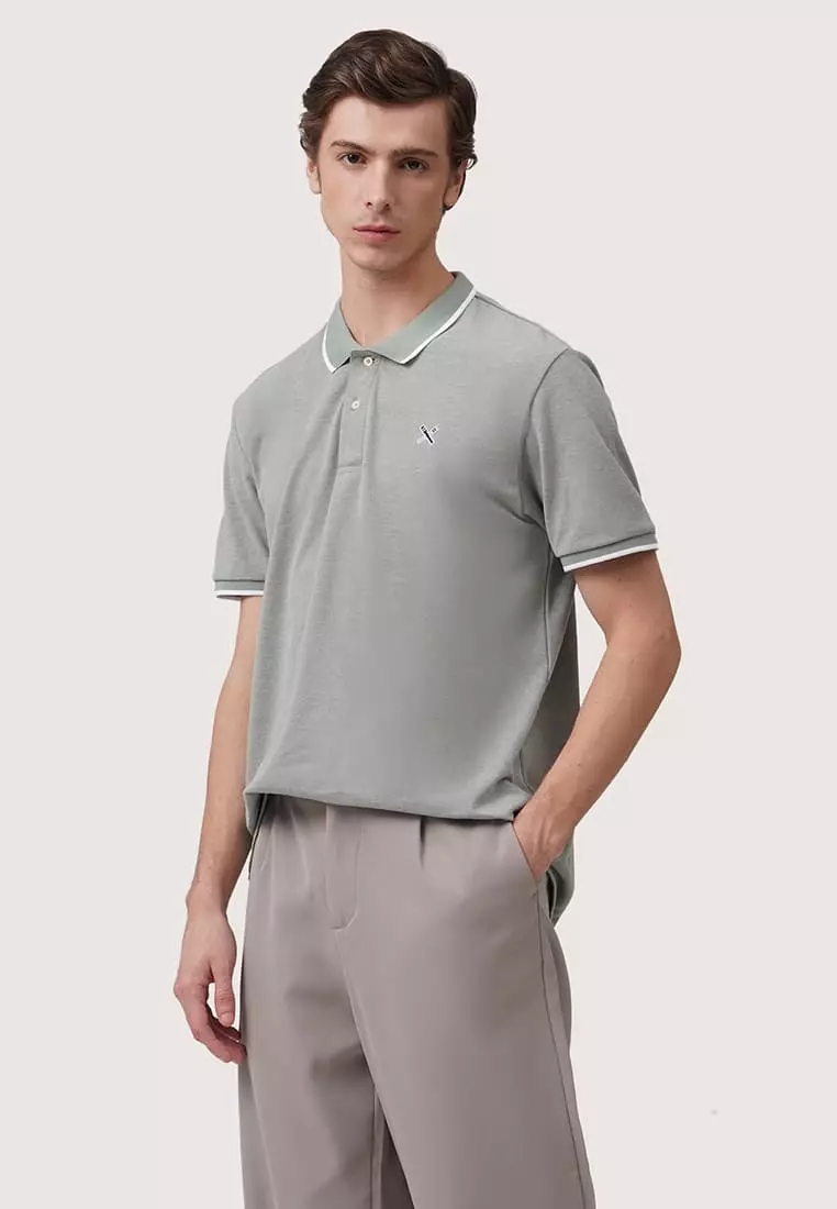 Polo Shirt With Contrast Trim
