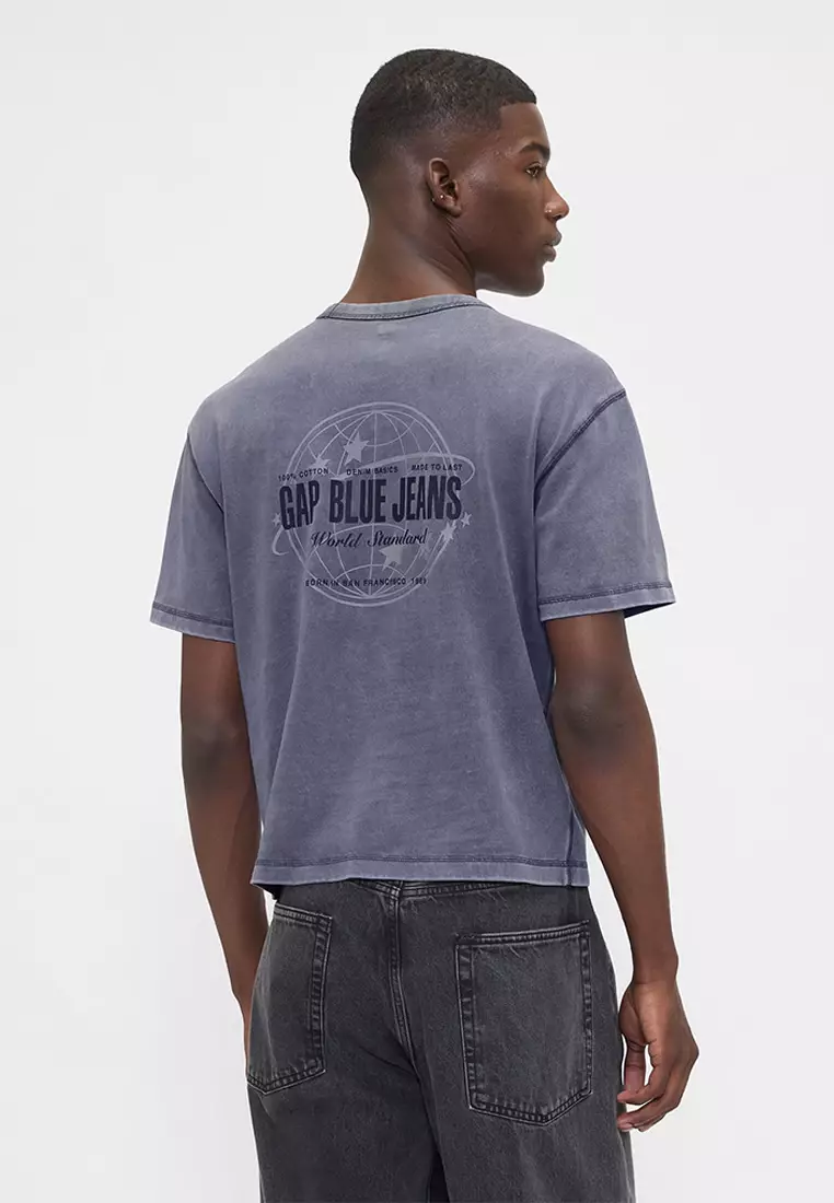 Heavyweight Crop Graphic T-Shirt