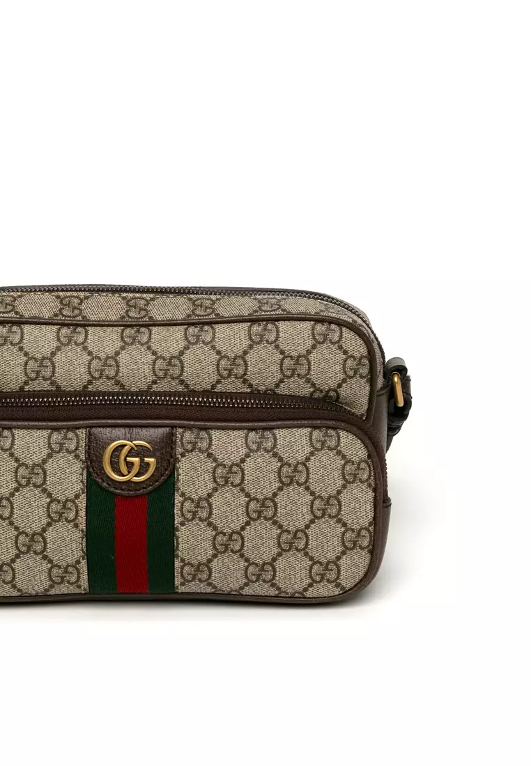 Gucci crossbody gg on sale supreme small brown