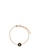 TORY BURCH black Kira Enamel Chain Bracelet Bracelet B58B4AC1448D60GS_1